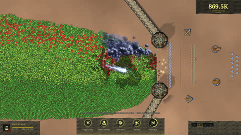 Held lightning burning a lane through the horde